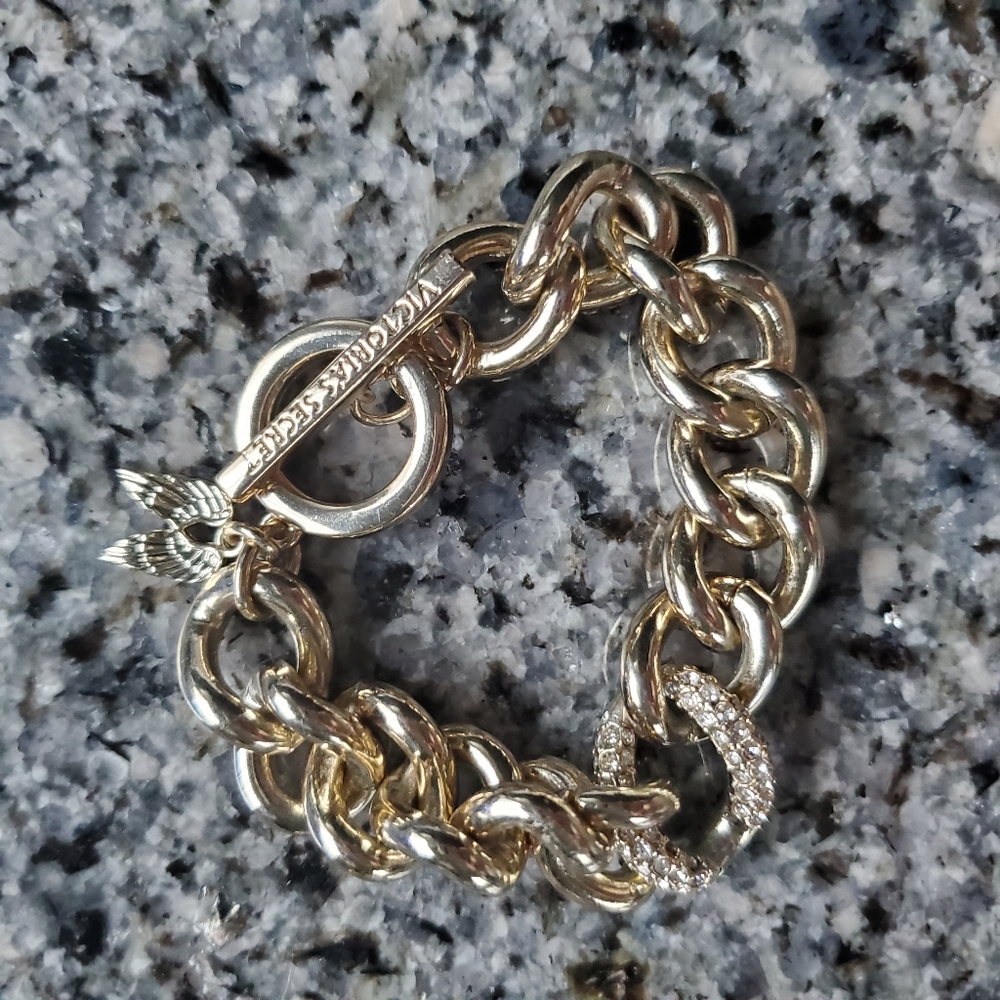 Victoria's Secret Gold Toned Toggle Bracelet